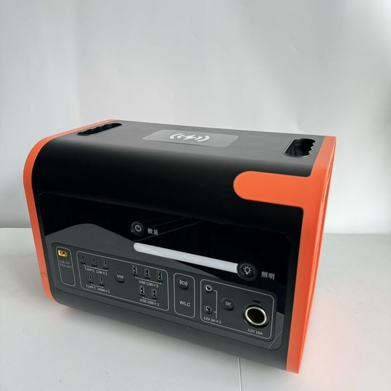 Générateur solaire de 110 V 220 V de 1000 W, centrale électrique portable extérieure intérieure de 2200 W