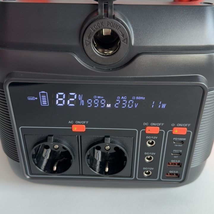 Sortie CA 220V 50Hz/110V 60Hz Centrale électrique portable 600W pour les urgences électriques mobiles