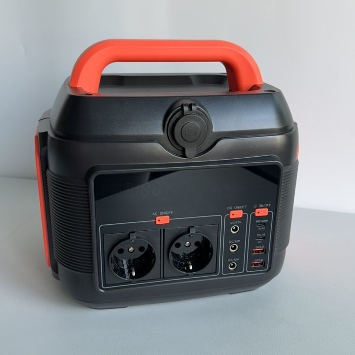 Station électrique portable d'urgence extérieure 600W/576wh avec sortie CC 12-13V 10A