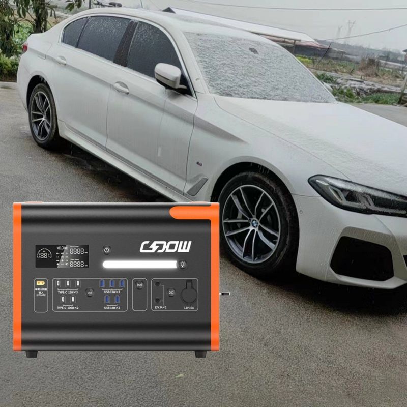 Chargement sans fil 15W CE Un38.3 MSDS certifié 2200W centrale électrique portable pour les urgences