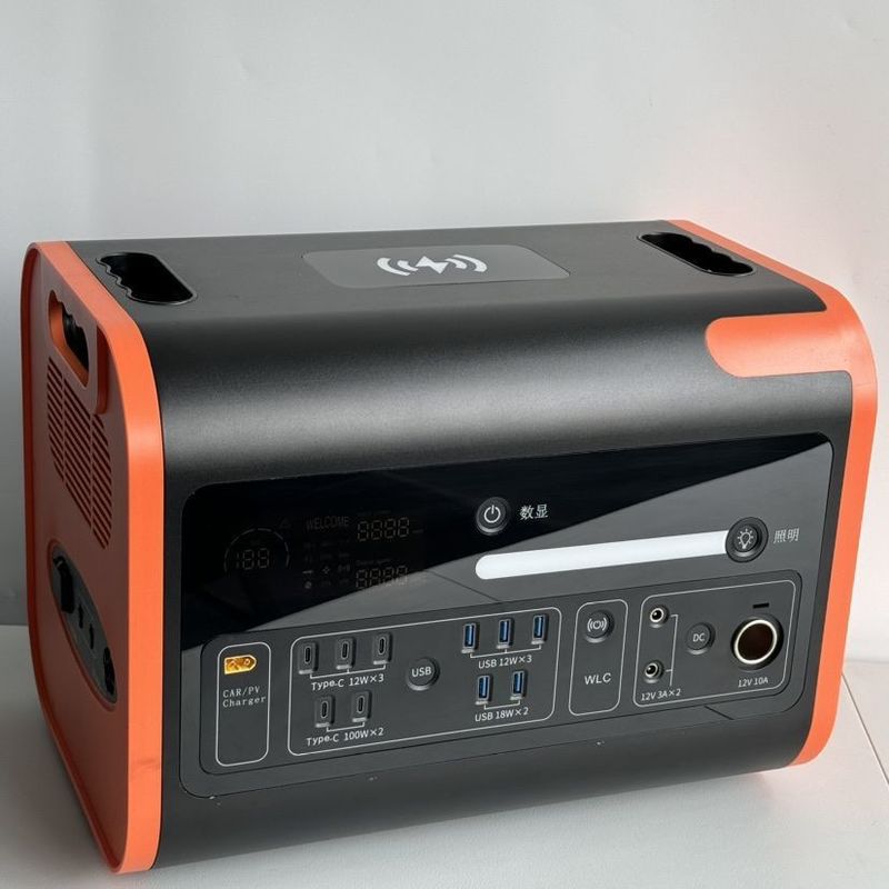 Vendez une centrale électrique portable à batterie au lithium de 2200W pour une recharge rapide