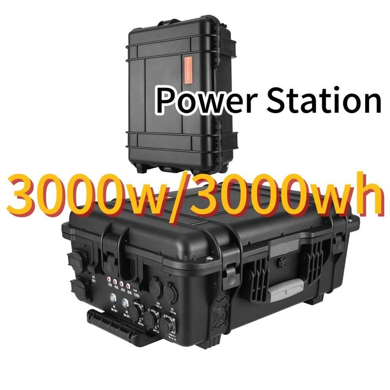 3000W RV extérieur/Van Camping Inverteur d'urgence Station électrique mobile Portable