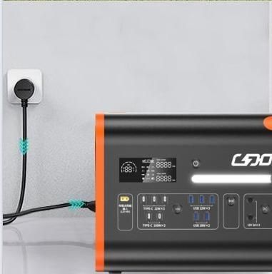 Générateur mobile de 1000W Chargeur solaire prise de sortie CA pour centrale électrique extérieure de 2200W