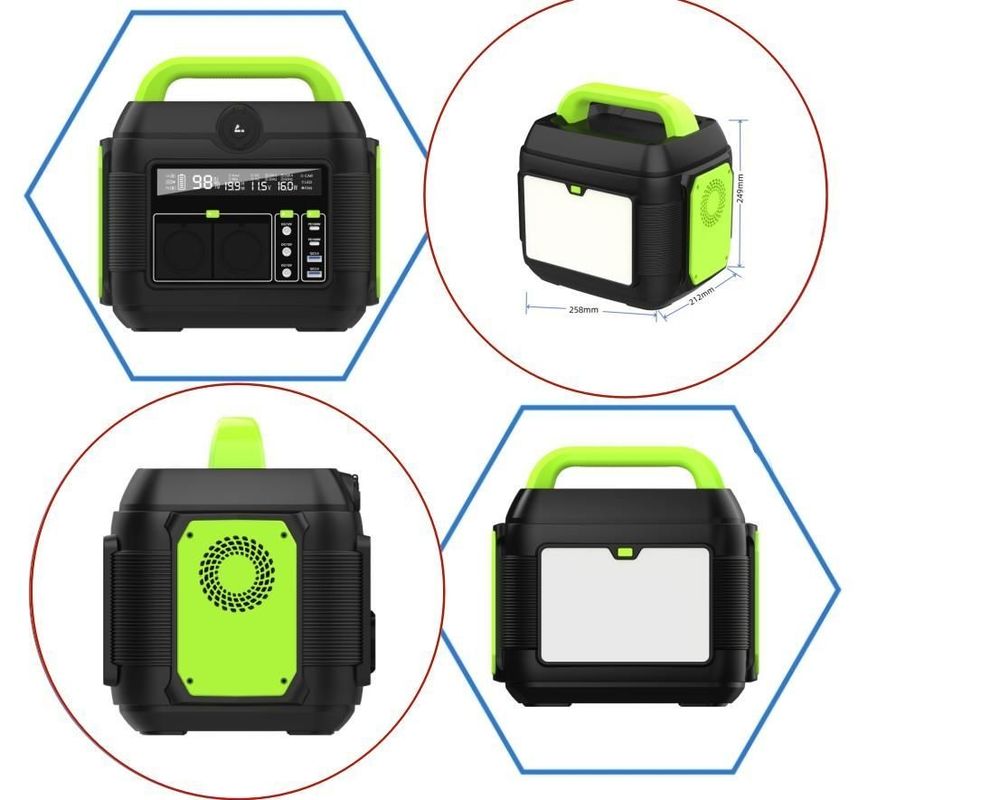 600W/576wh Générateur solaire extérieur Station électrique portable S6 avec couleur personnalisable