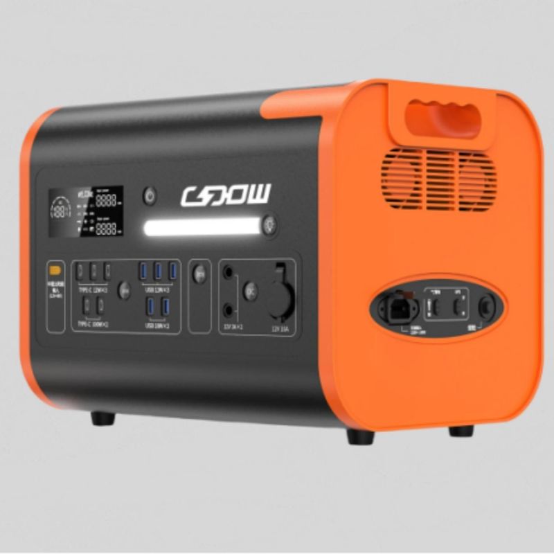 AT22 LiFePO4 Station de charge portable à batterie 600W 1000W 2200W pour les campeurs mobiles