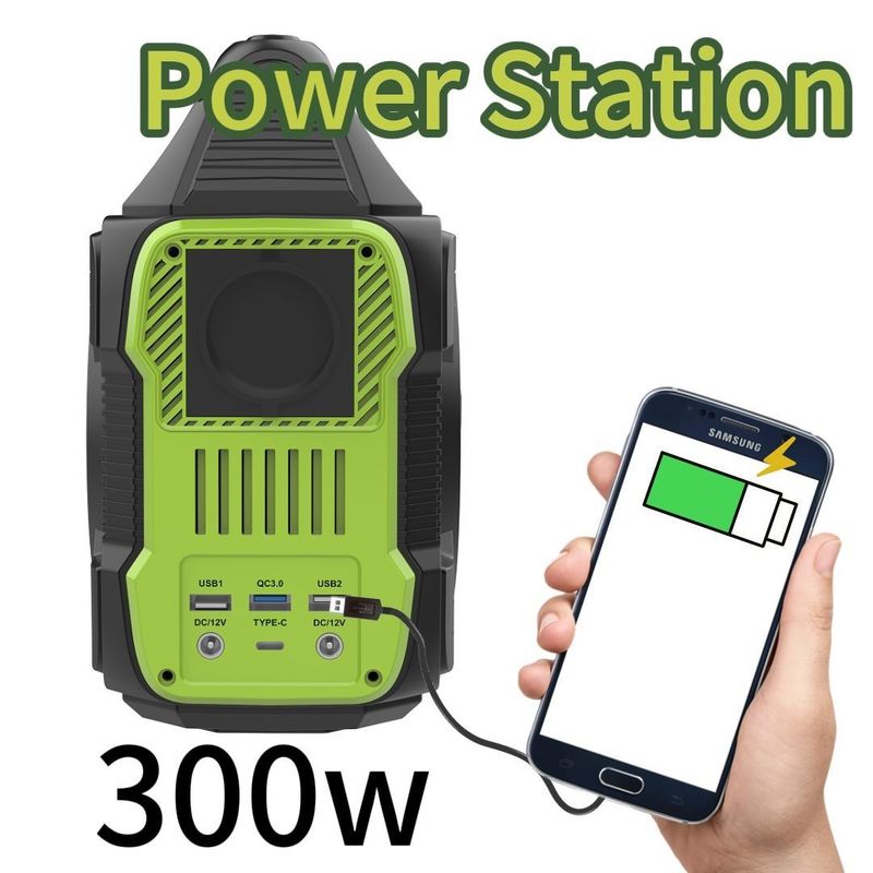 Générateur d'onduleur portable silencieux de 300W/288wh pour une centrale électrique de camping extérieur recyclable