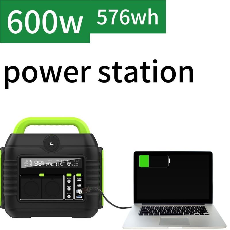 300 W/600 W d'alimentation mobile 110 V/220 V de centrale électrique portable pour une recharge d'urgence en extérieur