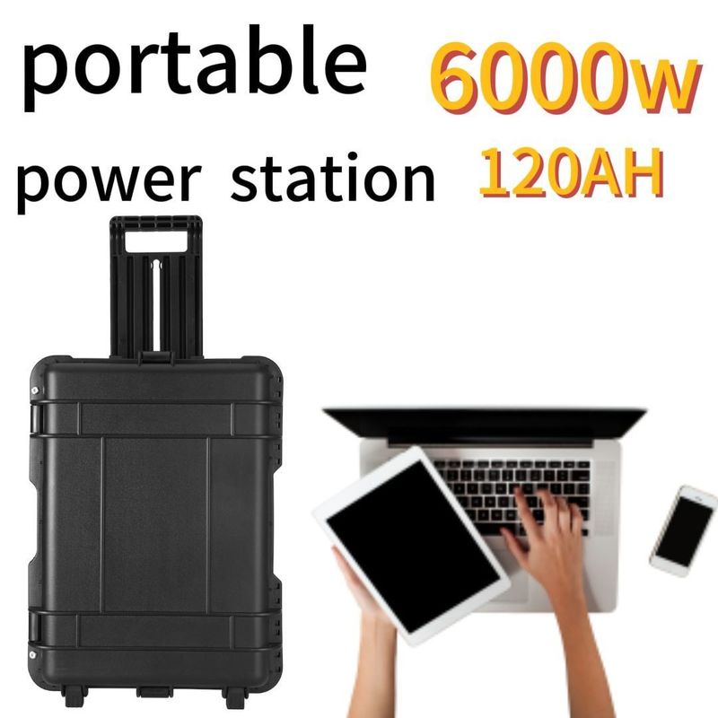 Courant de sortie CA de 15A Max Station électrique portable pour les besoins de voyage à domicile et de camping