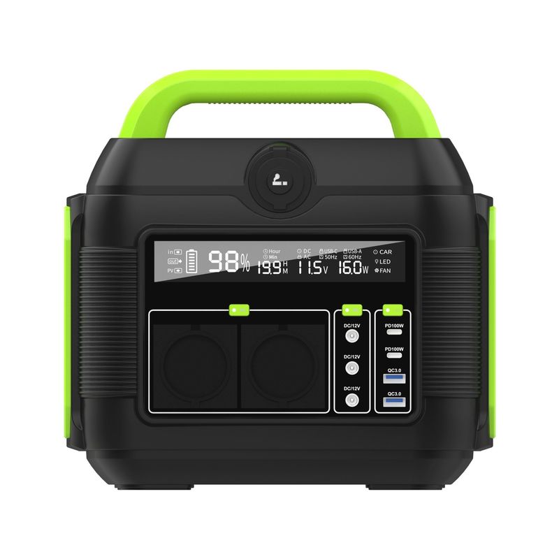 Station électrique portable multifonctionnelle 600W/576ah de 6 kg pour le camping en plein air et les situations d'urgence