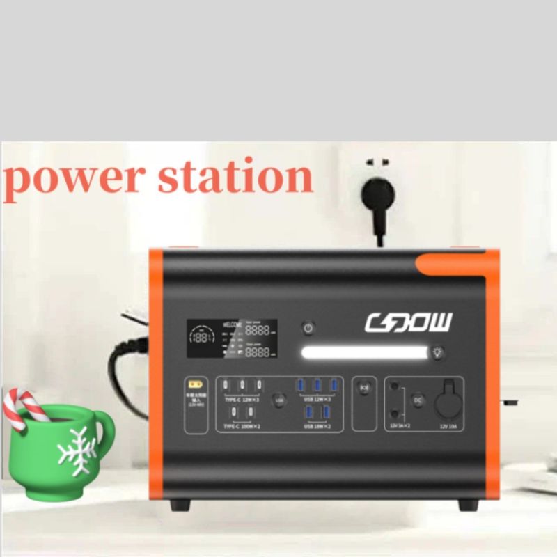 2200W/2048wh centrale électrique portable avec boîtier ignifuge et onduleur sinusoïdal pur