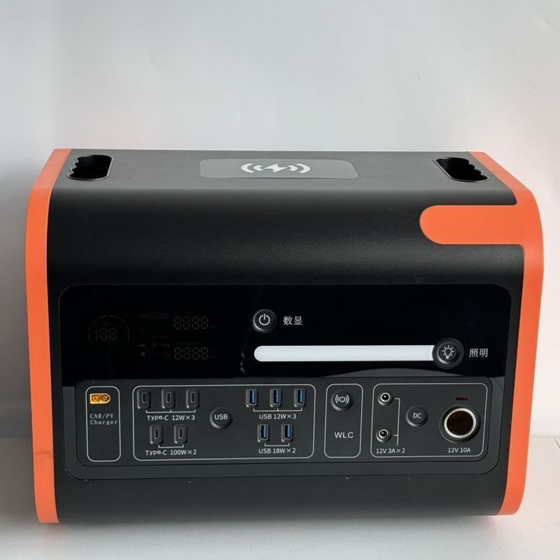 LiFePO4 2200W AT22 centrale solaire portable pour l'approvisionnement en énergie de secours dans le camping