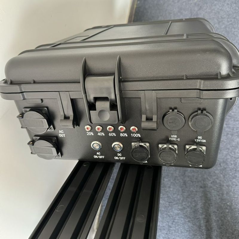Rameau de traction portable avec poulie Druvelong Générateur solaire LiFePO4 Batterie 3000W 5000W
