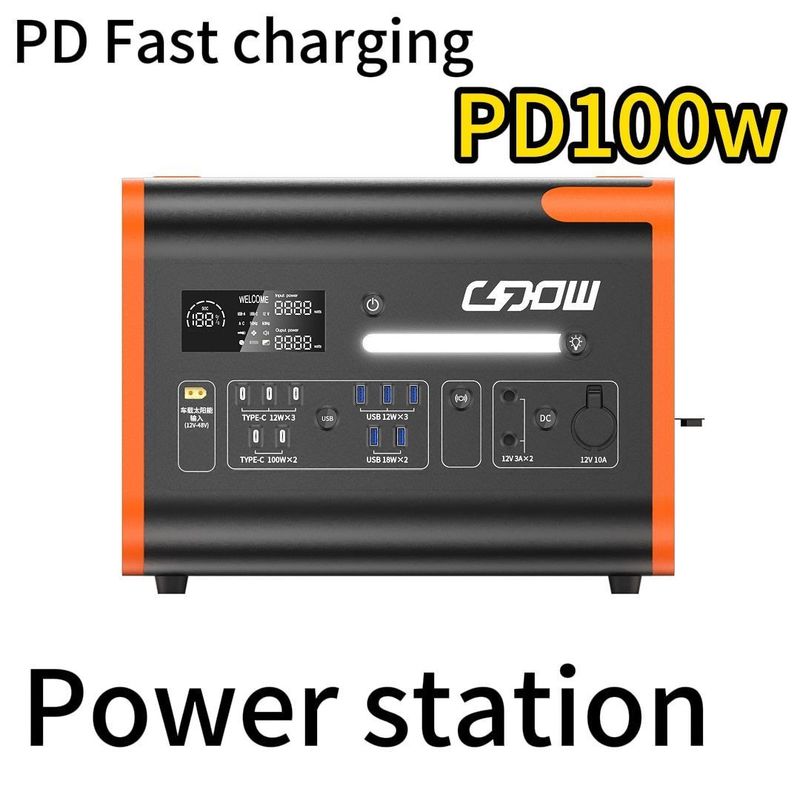 2200W/40ah AT22 prise de sortie CA Service ménager de stockage d'énergie