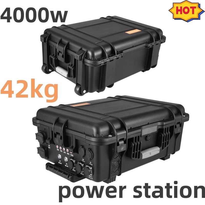4000W/80ah Pure ondes positives camping centrale solaire portable de recharge par LiFePO4
