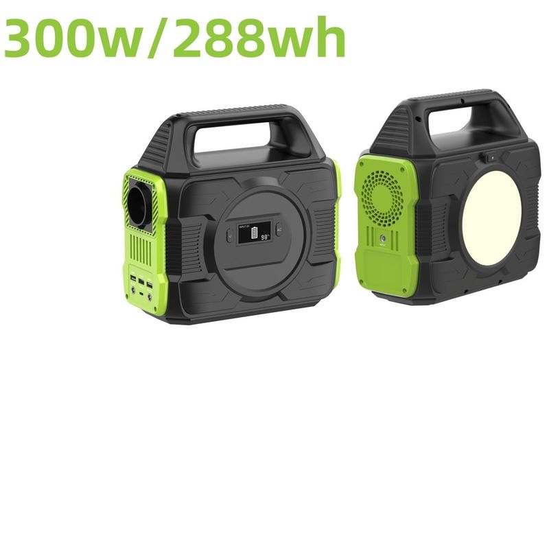 Générateur solaire 300W/288wh maison Pure Sine Wave Station électrique extérieure avec écran LCD