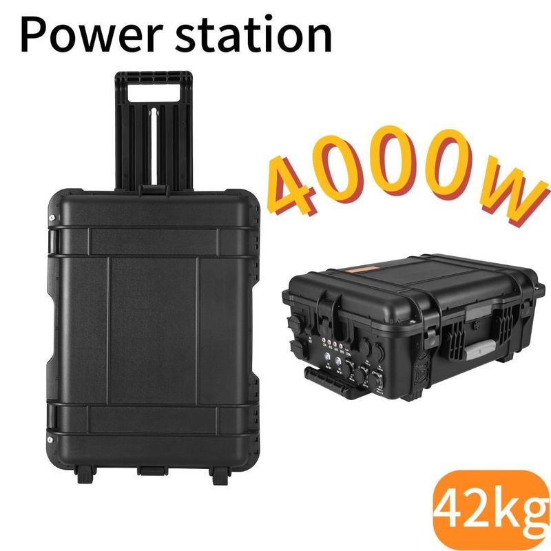 3000W/3000wh AC DC C type batterie de secours de l'urgence centrale électrique portable facile