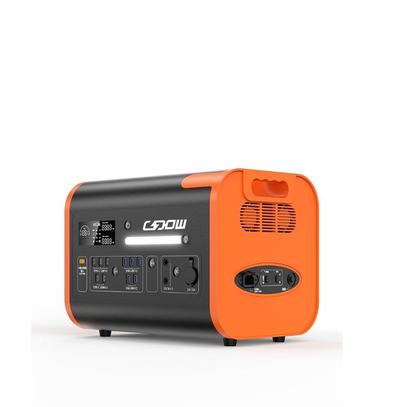 220V±5% de tension de sortie CA centrale électrique portable de grande capacité 2200W/2048wh/40ah