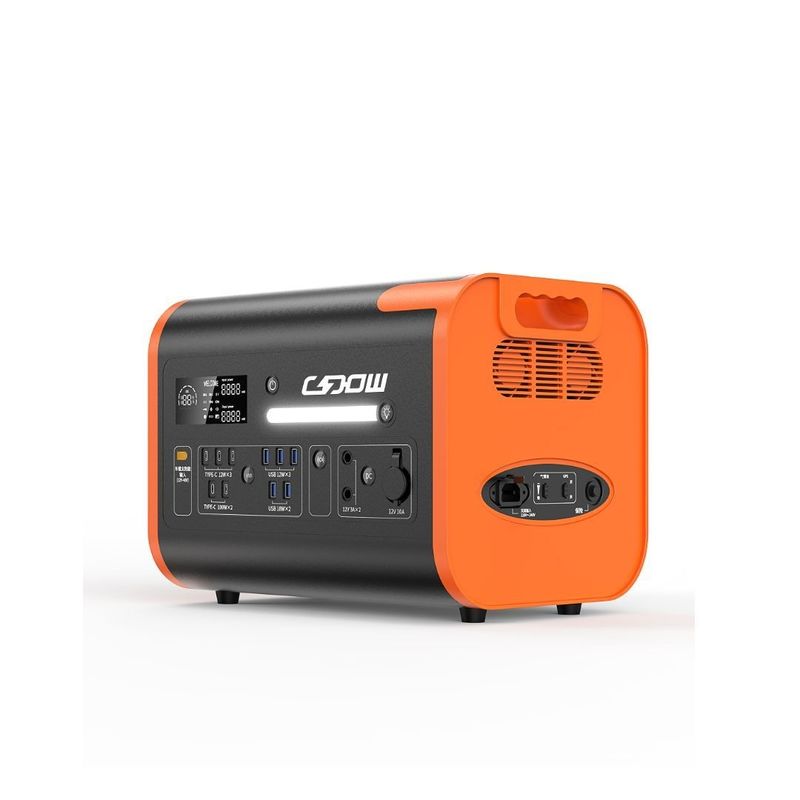 2200W2048wh/40ah Station solaire portable pour le camping en plein air en famille aux États-Unis