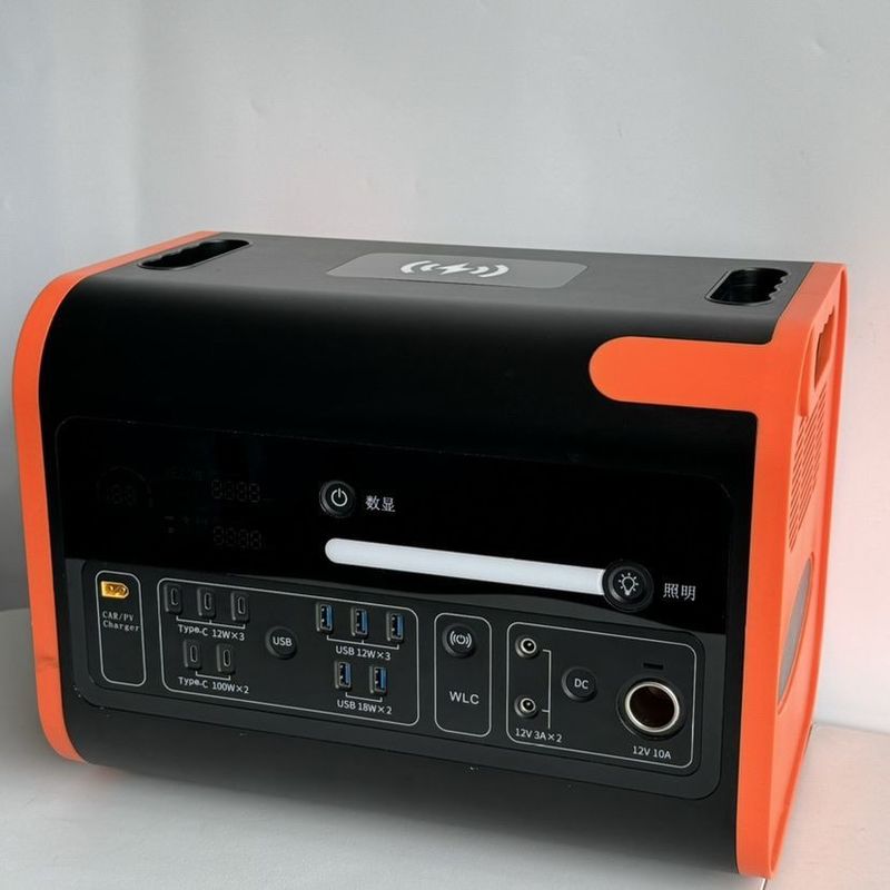 Appareil électrique portable de stockage d'énergie au lithium pour le voyage avec batterie de 51,52V40ah 3,22V*16s