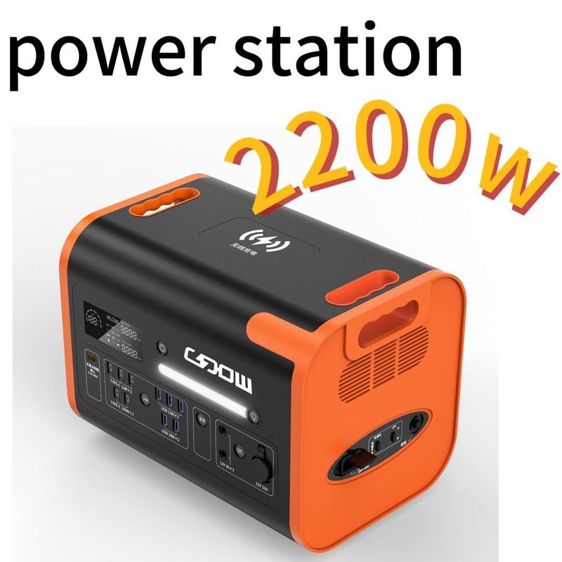Capacité restante 80% 5%-95%Dod centrale électrique portable pour camping en plein air