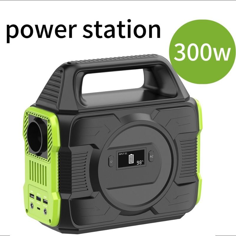 Type de sortie AC/DC 300 W centrale solaire portable pour usage extérieur et domestique