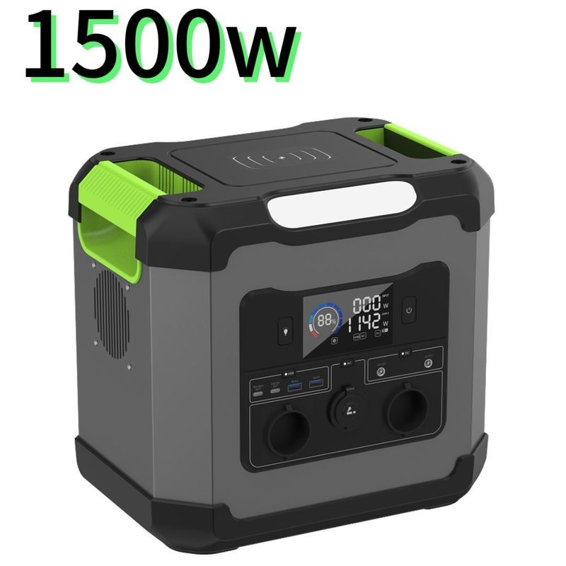 1200W/1500W/2000W alimentation mobile 1500W puissance de sortie CA pour une centrale électrique portable