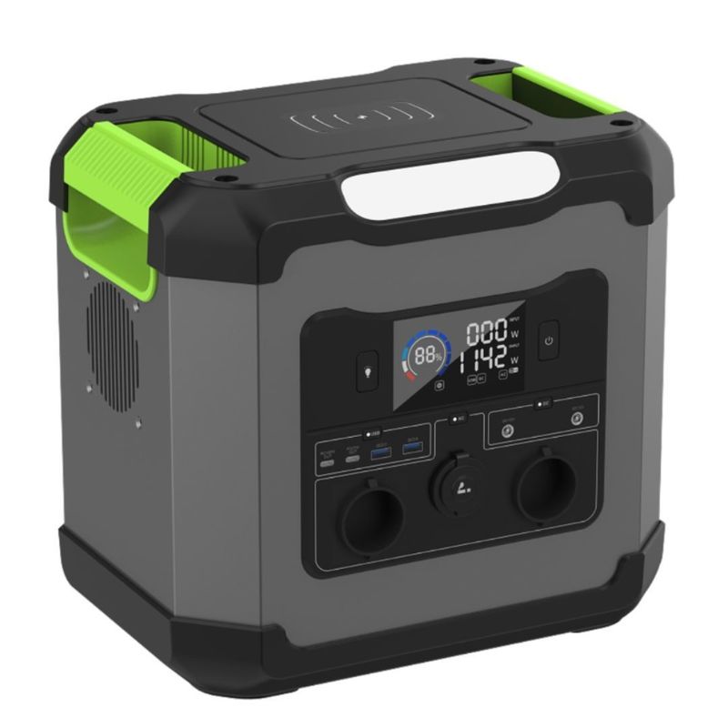 Énergie chaude 1500W/2000W/1200W centrale solaire portable de type C1 avec sortie 12V/3A