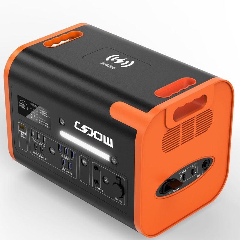 2200W/2048wh Batterie au lithium de stockage d'énergie pour station extérieure portable à énergie solaire