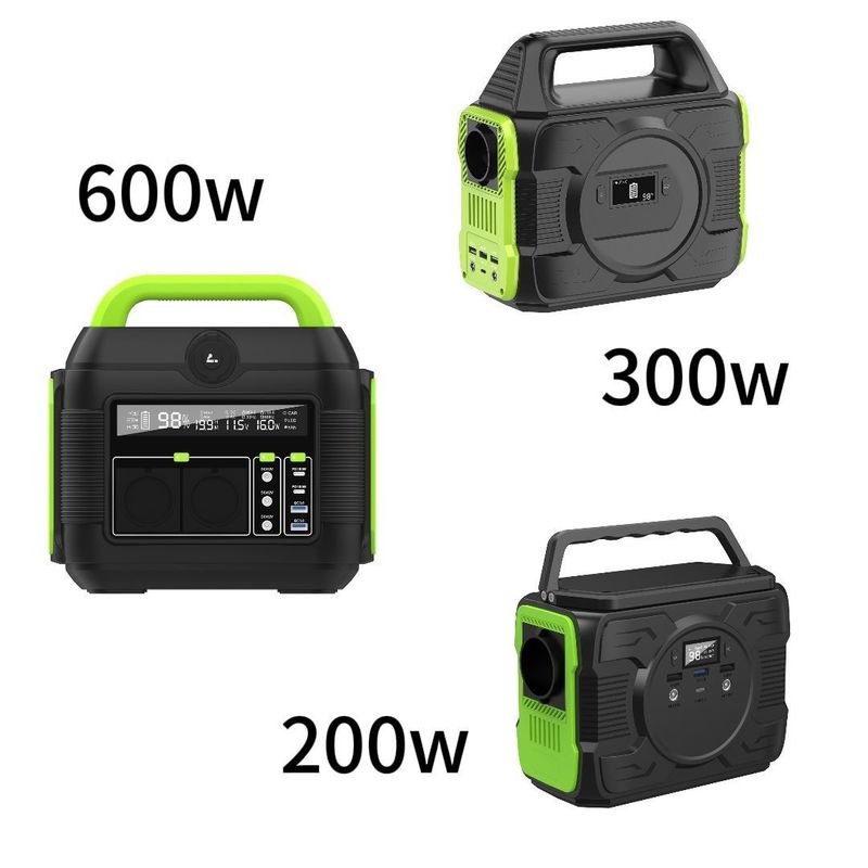 Station électrique portable pour ménage extérieur de conception simple avec sortie de type C Pd100W Pd27W