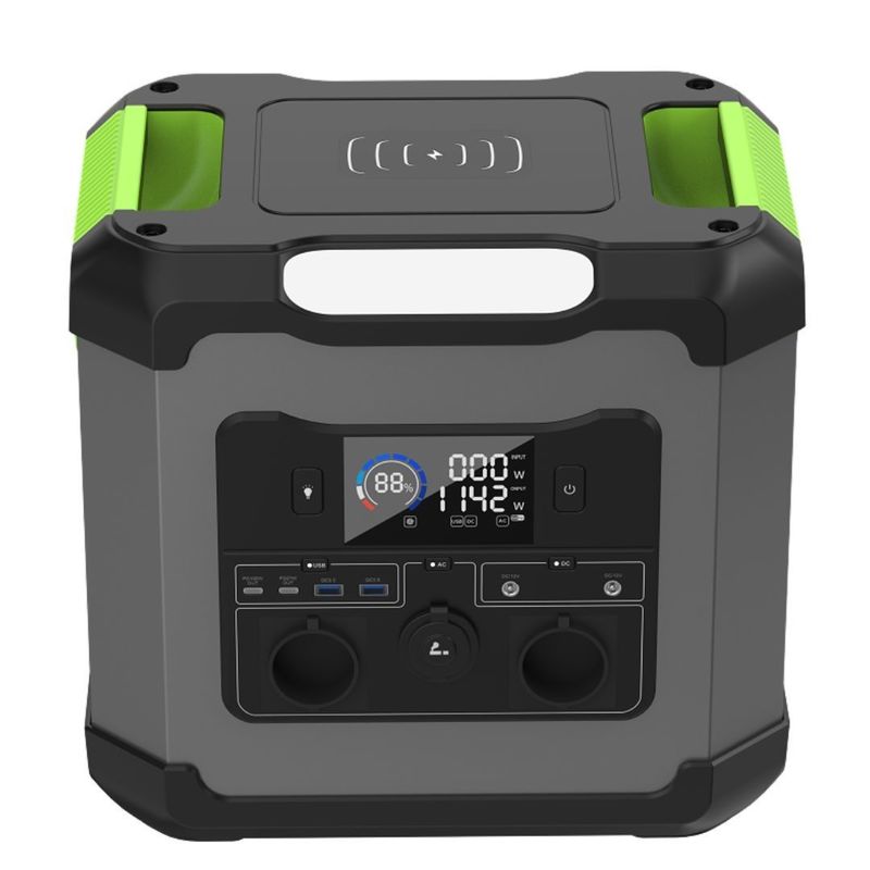 12V-13V/10A DC sortie 1500W/1344wh centrale électrique portable pour les besoins domestiques extérieurs