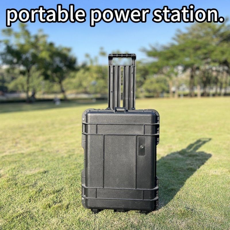 Batterie d'alimentation de secours rechargeable de 3000 W/4000 W/5000 W pour voyages en plein air en mode de charge solaire