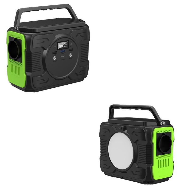 Station électrique portable extérieure avec une capacité de batterie de 48000 mAh et une sortie de 200W/300W/600W
