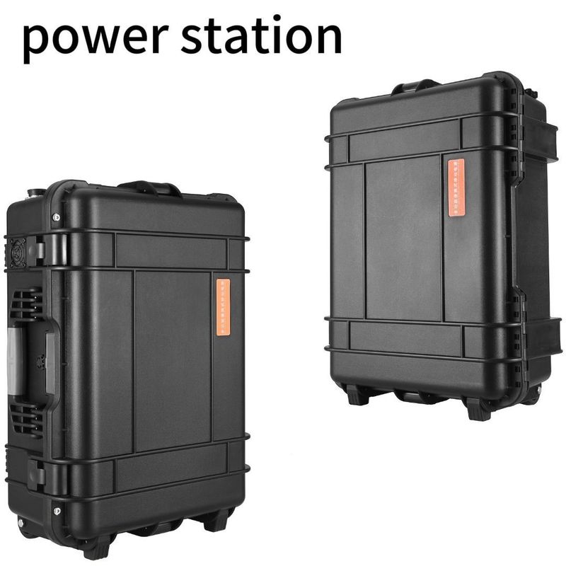 Station électrique portable avec capacité de batterie de 48V62.5ah 3000wh et charge de panneau solaire