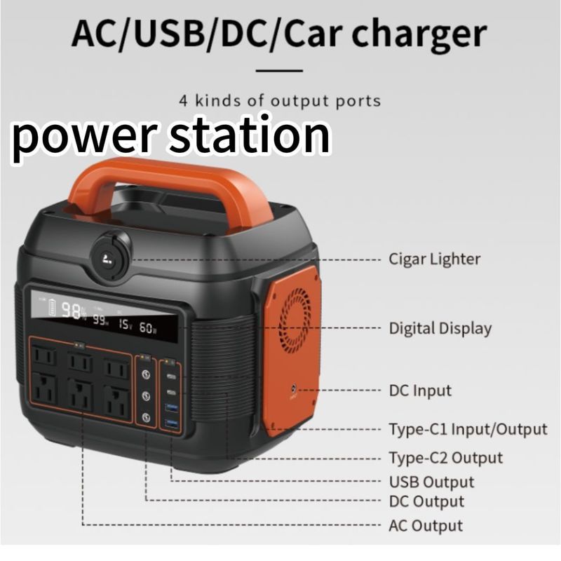 S6 600W Voyage pratique batterie au lithium stockage d'énergie
