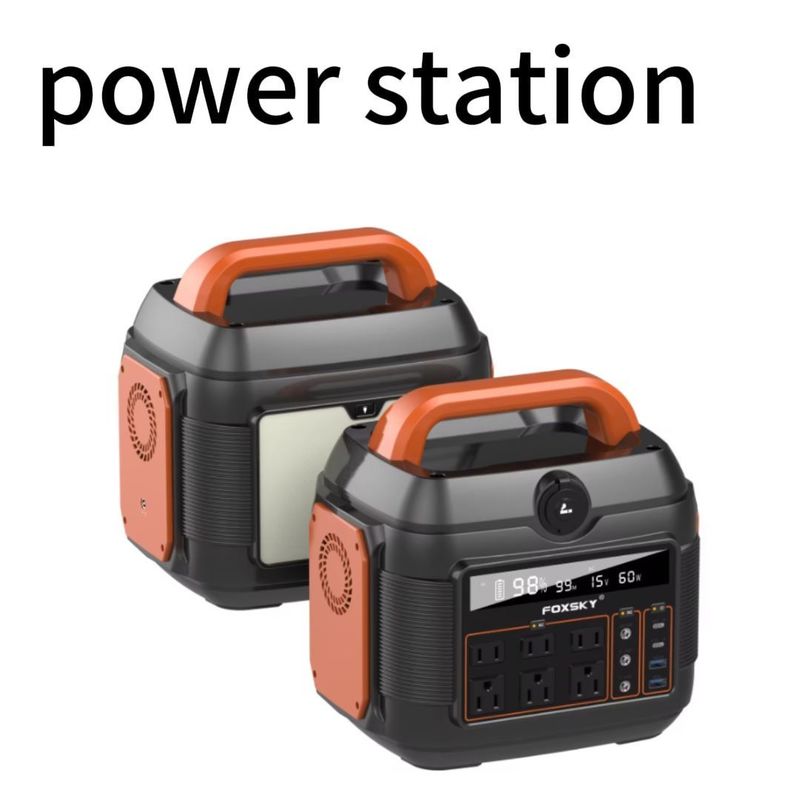 Station de stockage d'énergie multifonctionnelle 110V/220V 600W/300W/200W et préférentielle