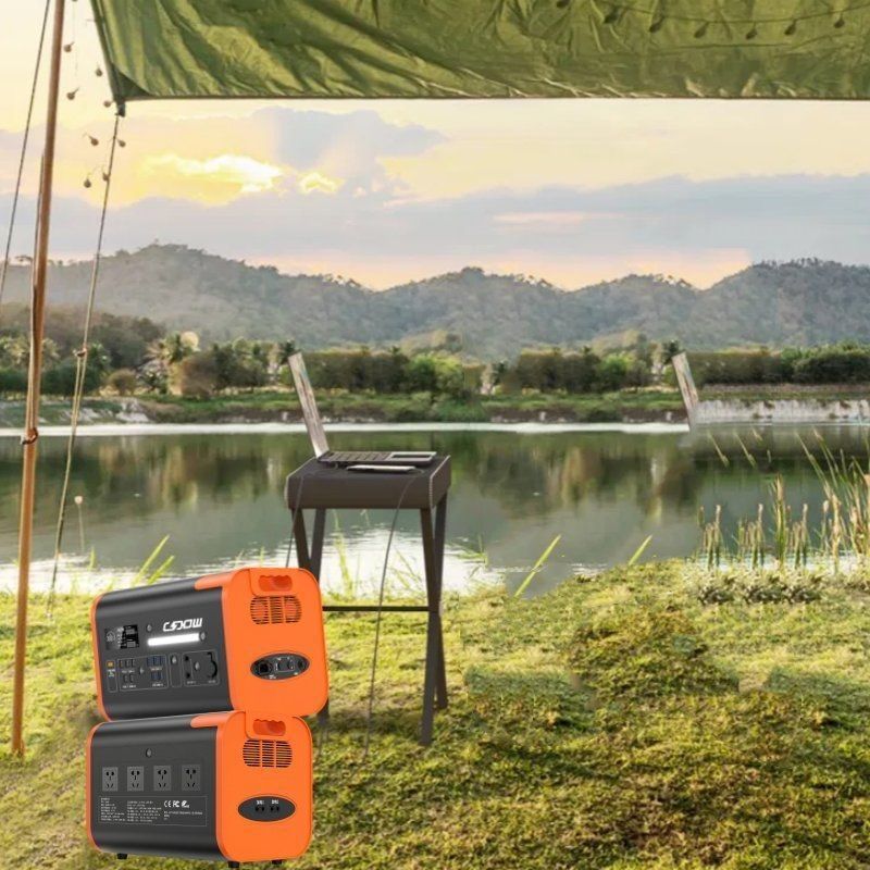 800W Charge solaire 2200W/2048wh/40ah centrale électrique portable pour excursions en plein air
