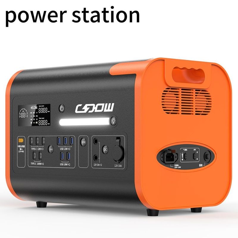 Générateur de panneau solaire portable pour la maison et le camping extérieur 2200W 1500W