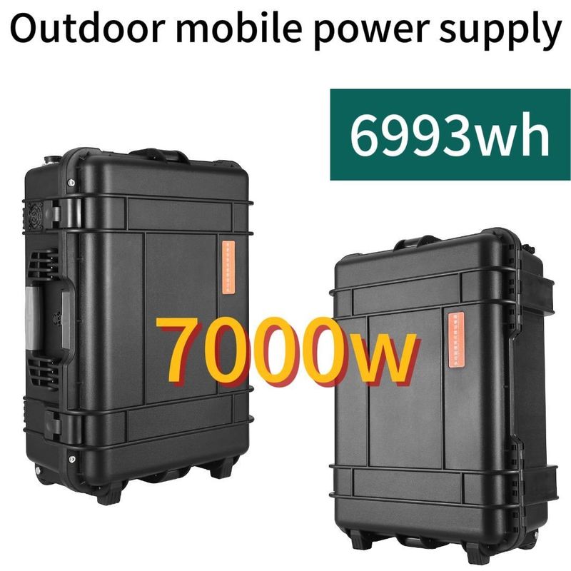 8000W Puissance maximale AC LiFePO4 Générateur solaire Station électrique pour les besoins domestiques extérieurs