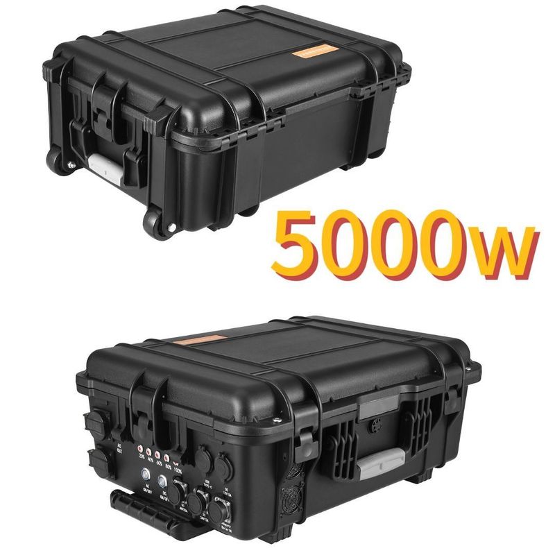 Station électrique portable de 5000 W avec batterie de grande capacité et certification CE.Un38.3