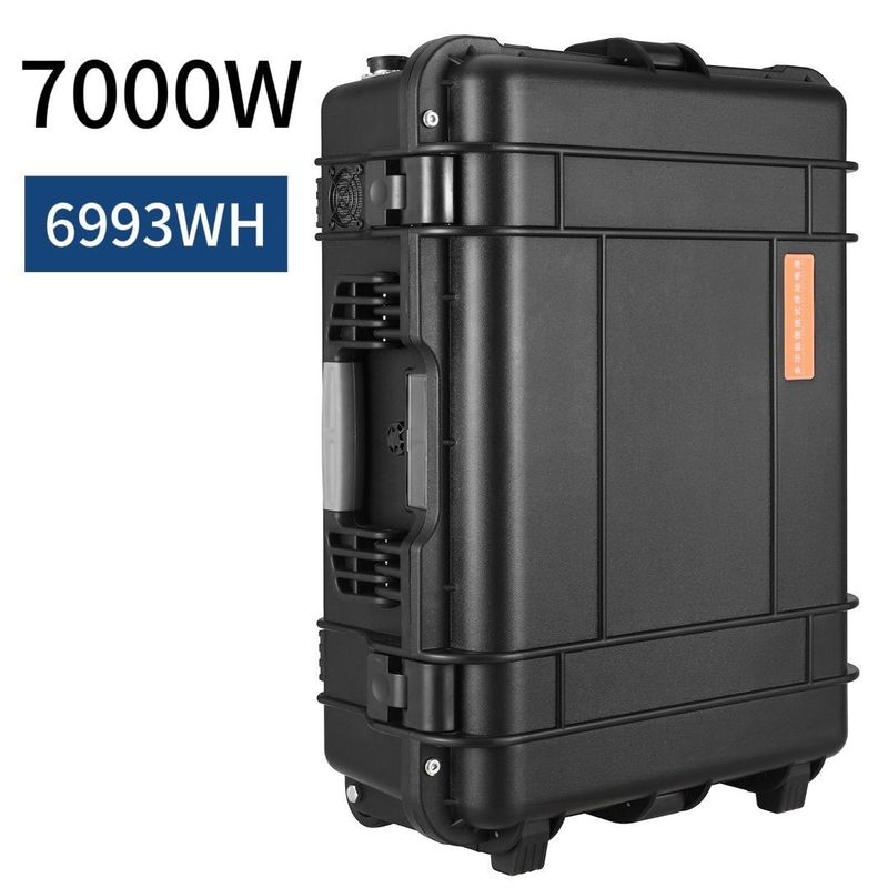 7000W/6993wh Générateur solaire d'urgence centrale électrique portable pour extérieur et d'urgence