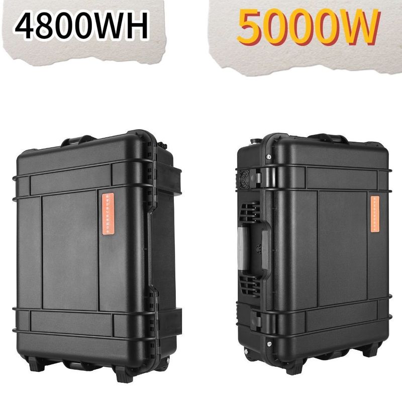 Centrale électrique de générateur solaire LiFePO4 à courant alternatif de 4000 W/220-240 V pour les activités extérieures domestiques