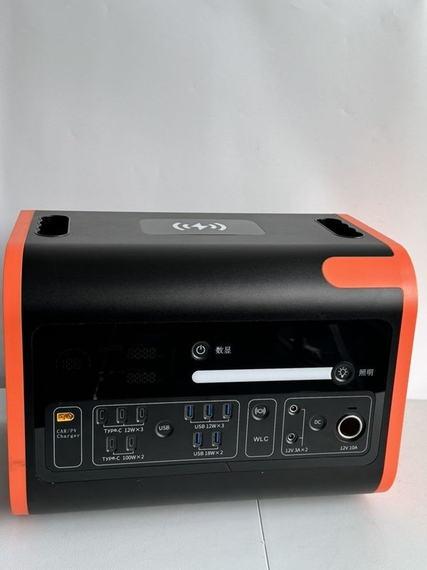 Station électrique portable de 2200W UPS Entrée solaire Générateur de 800W alimentation en continu