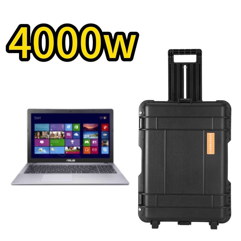 AC Pure Sine Wave Portable Power pour la maison et le camping 4000W Sortie Socket Tous les types