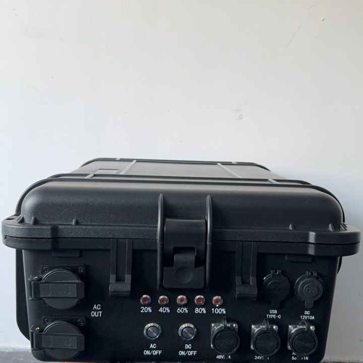 Station de générateur d'urgence portable avec poulie