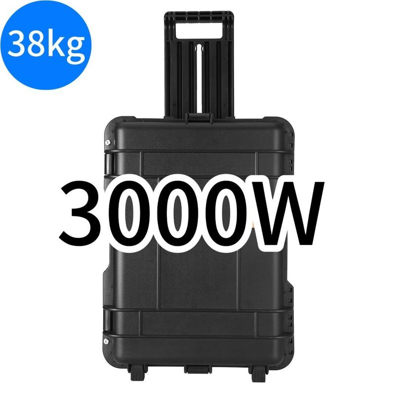 4000W/3840wh Énergie mobile de grande capacité pour déplacements en plein air Station de stockage d'urgence 1