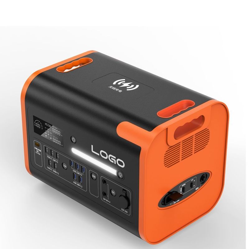 40ah/2200W Chargeur batterie au lithium intégrée durée de vie Po4 Générateur solaire centrale électrique
