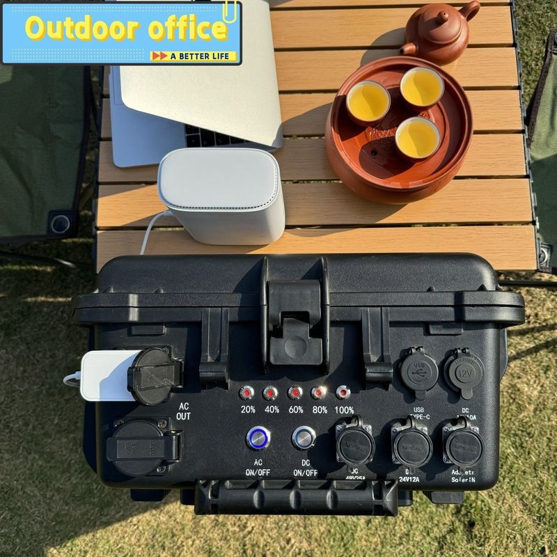 Sortie CA 110V/220V Grande capacité 6216wh Camping Pack solaire avec 6 à 7 heures de charge
