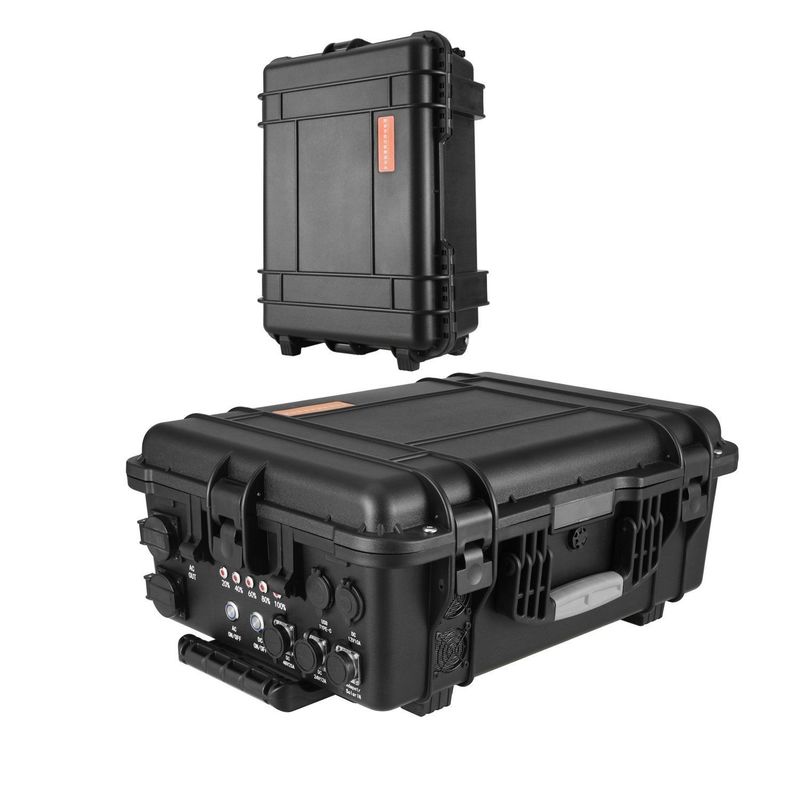 Portable Lifep04 batterie Pure sortie d'onde sinusoïdale 5000W/4800wh/48kg pour le camping en plein air
