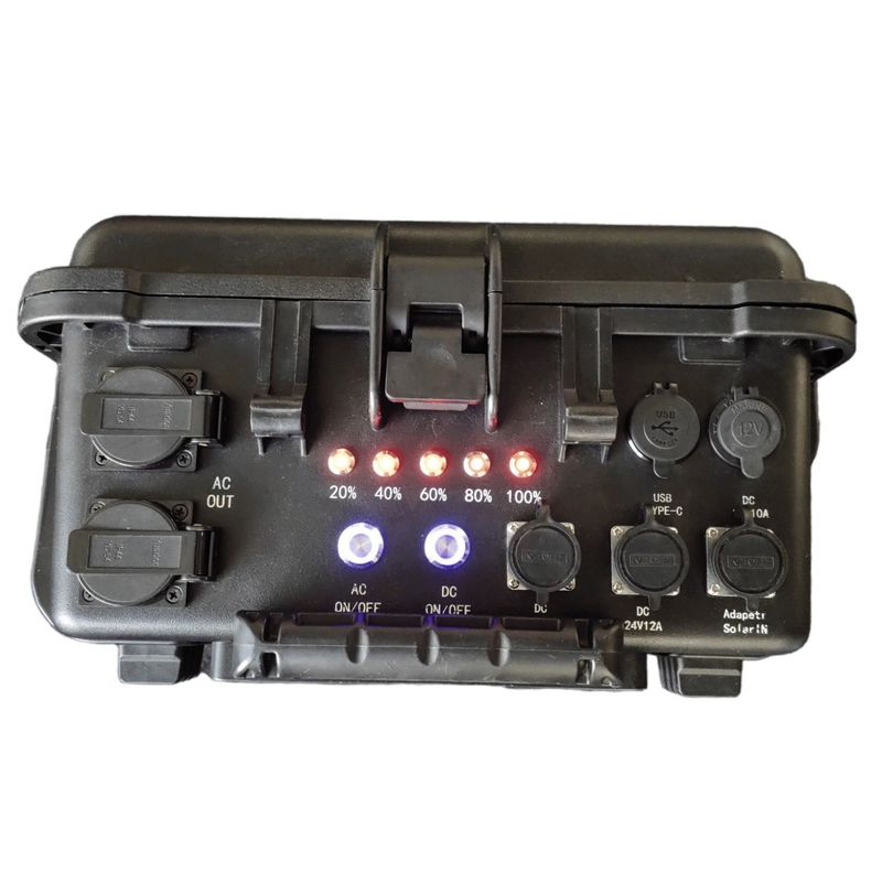 Station électrique à batterie portable de 4000W/3840wh La solution parfaite pour le camping et la maison