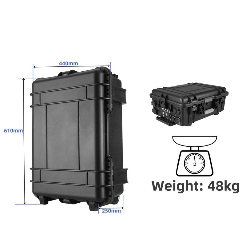 5000W/4800W batterie UPS centrale électrique portable pour les maisons extérieures 6-7h Temps de charge
